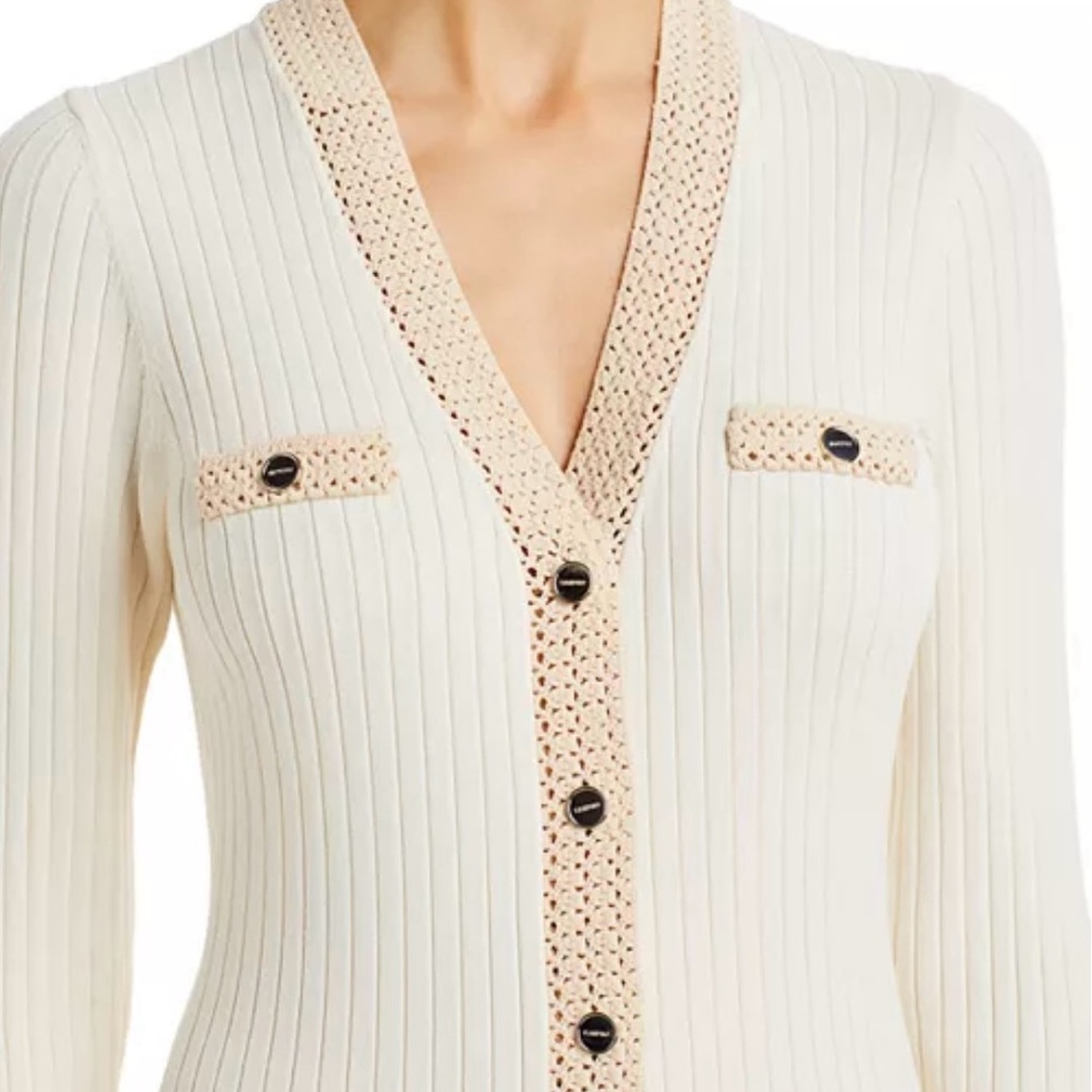 Sandro Cream Midi Dress - Picture 5 of 7